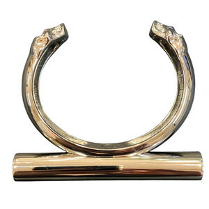 Alexander McQueen bangle accessory. Total weight: 48.4g. Material: Brass.